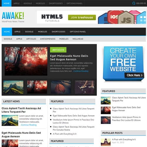 MyThemeShop Awake ธีม WordPress
