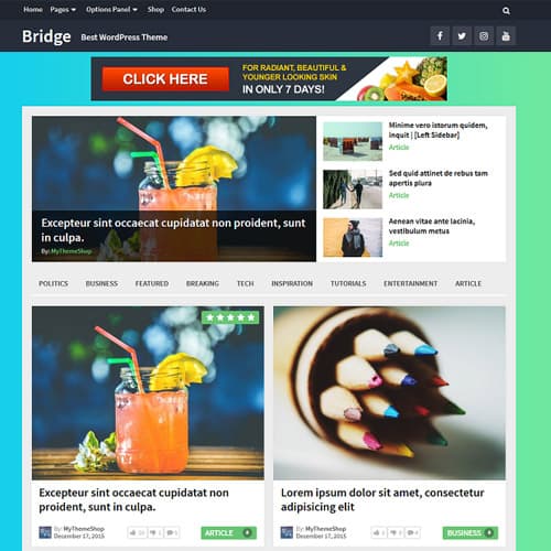 MyThemeShop Bridge قالب ووردبريس