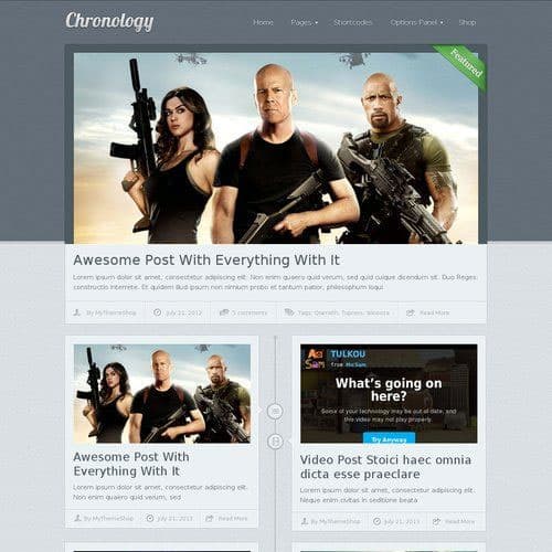 MyThemeShop Chronology ธีม WordPress