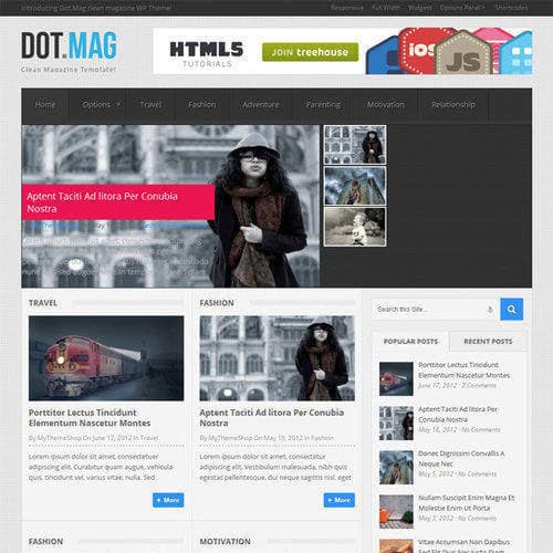 MyThemeShop Dotmag ธีม WordPress