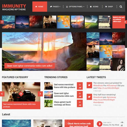 MyThemeShop Immunity WordPress Teması