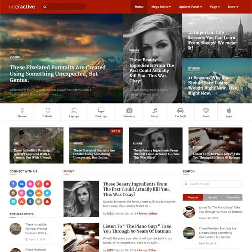 MyThemeShop Interactive ওয়ার্ডপ্রেস থিম