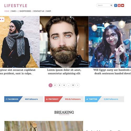 MyThemeShop Lifestyle WordPress Teması
