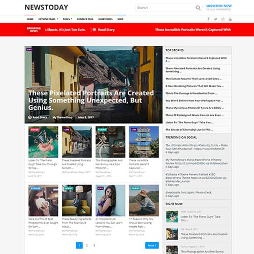 MyThemeShop NewsToday Temă WordPress