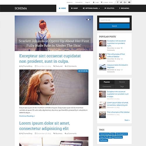 MyThemeShop Schema Motyw WordPress