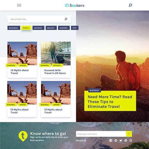 MyThemeShop Seekers قالب ووردبريس
