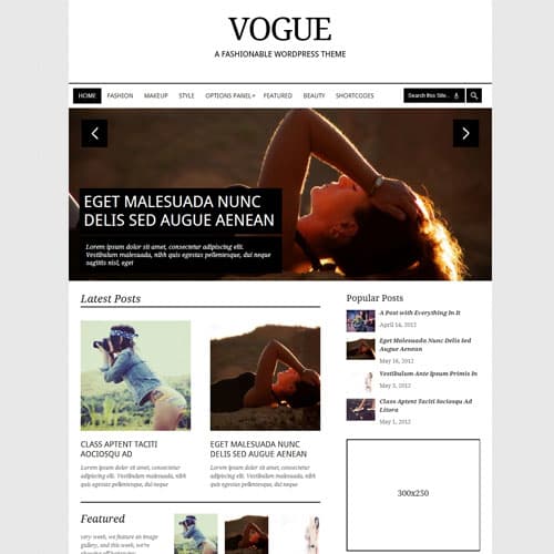 MyThemeShop Vogue Тема WordPress