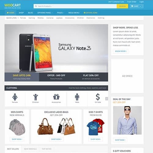 MyThemeShop WooCart قالب ووردبريس