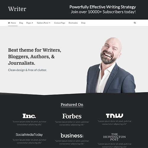 MyThemeShop Writer WordPress Teması