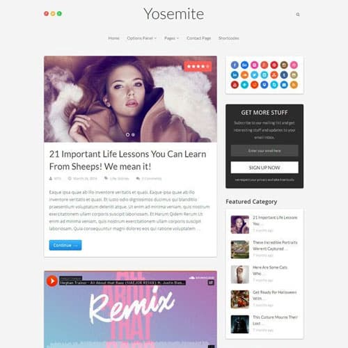 MyThemeShop Yosemite ธีม WordPress