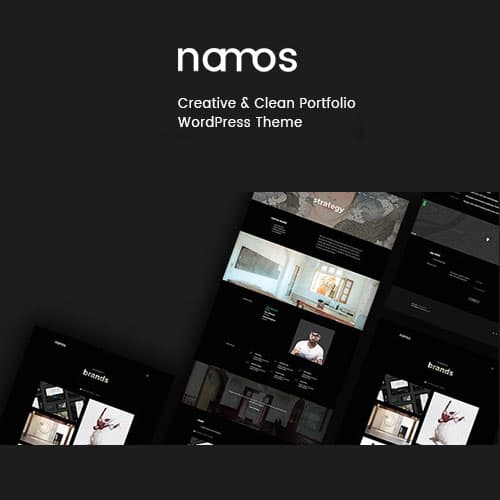 Namos - สร้างสรรค์ One/Multi-Page พอร์ตโฟลิโอ ธีม WordPress