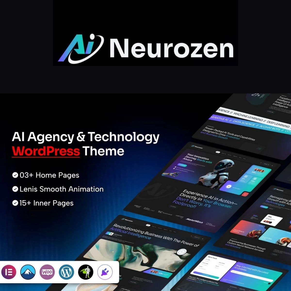 Neurozen | AI Bureau & Technology WordPress-thema