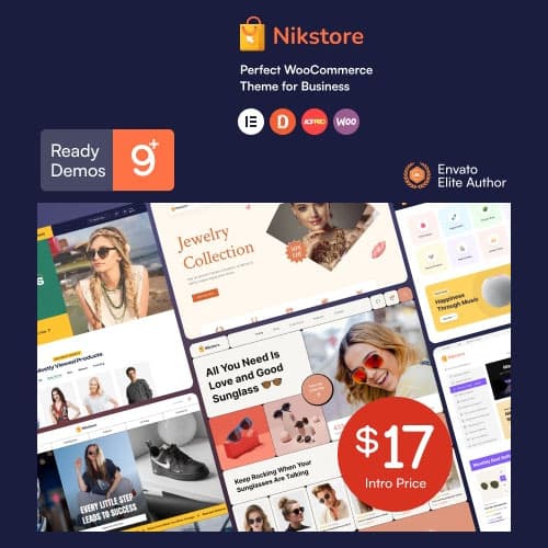 Nikstore クリエイティブ 多目的 WooCommerce Theme