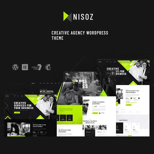 Nisoz - Креативный Агентство Тема WordPress
