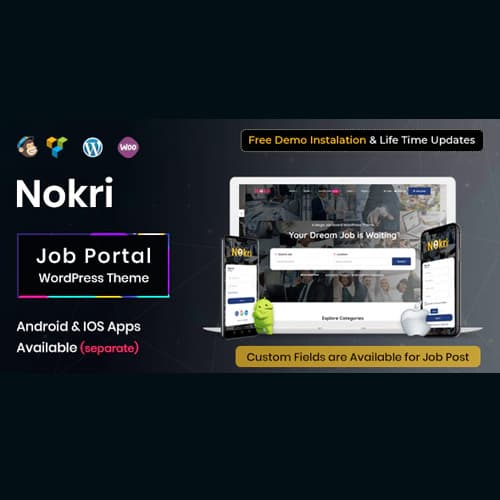 Nokri - Job Board Motyw WordPress