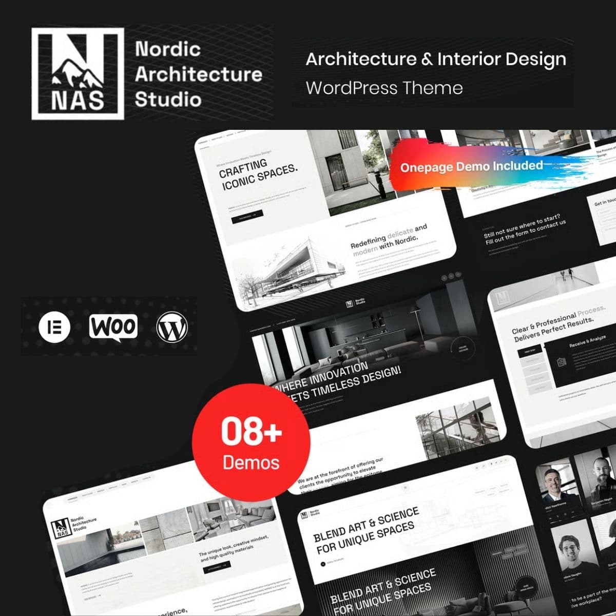 Nordic - Architecture & Interior ডিজাইন ওয়ার্ডপ্রেস থিম