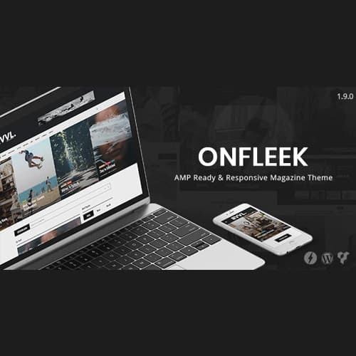 Onfleek - AMP Ready and 響應式 雜誌 Theme