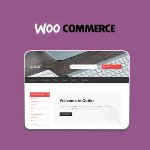 Outlet 스토어front WooCommerce Theme