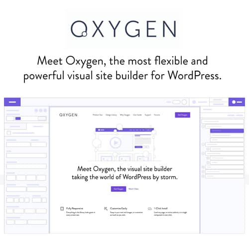 Oxygen 2.0 - The 비주얼 Website 빌더