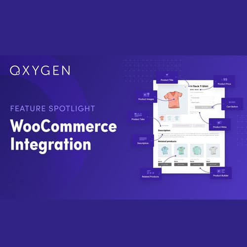 Oxygen Woocommerce انضمام