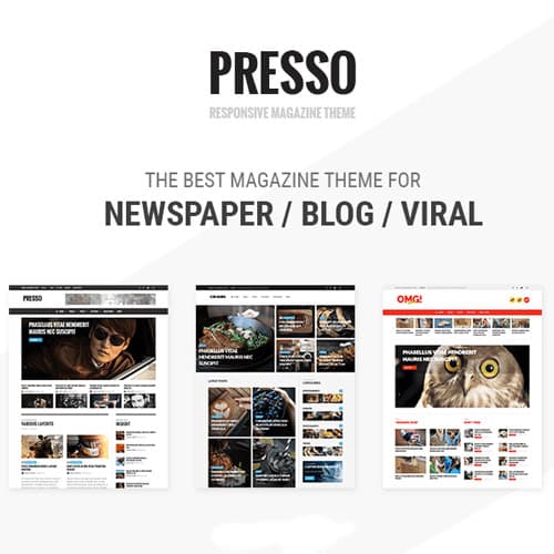 PRESSO - 现代 杂志 / Newspaper / Viral Theme