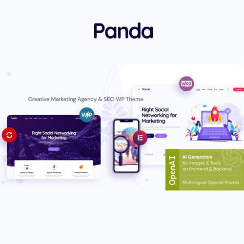 Panda - デジタル Marketing & Adveritsing WordPressTheme