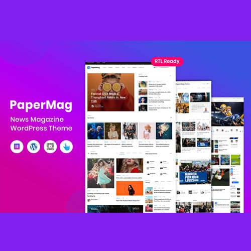 PaperMag - NewsPaper Majalah Tema WordPress