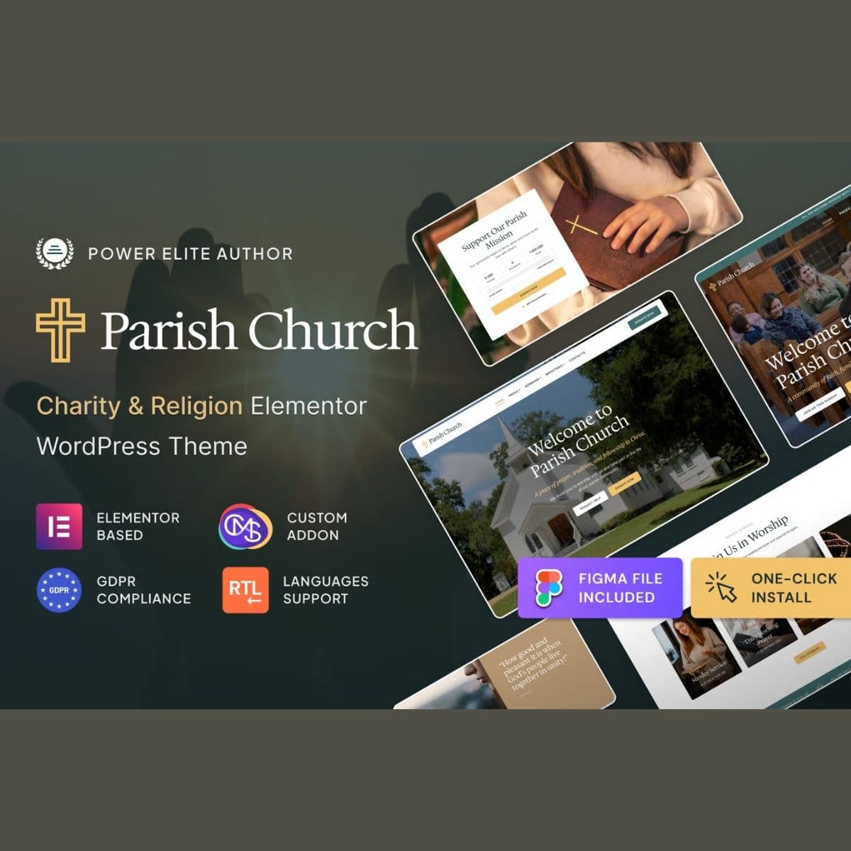 Parish Church - Religion & Charity WordPress-thema