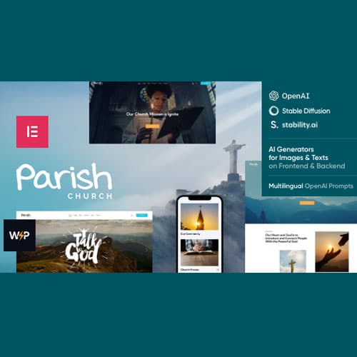 Parish - Church, Religion & Charity WordPress-thema