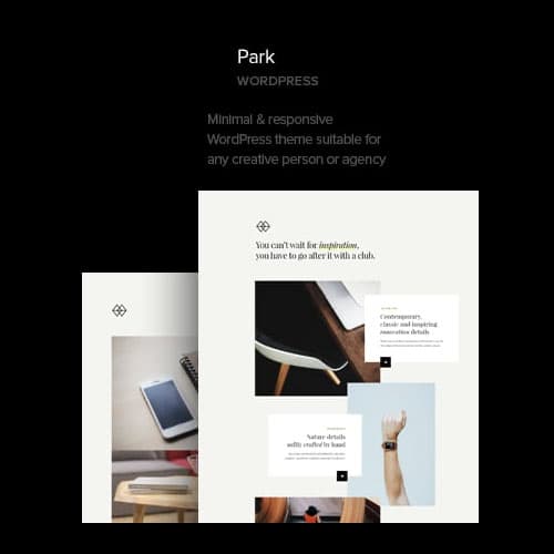 Park - สร้างสรรค์ พอร์ตโฟลิโอ ธีม WordPress