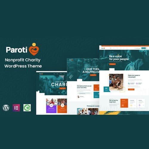 Paroti - Nonprofit Charity 워드프레스 테마