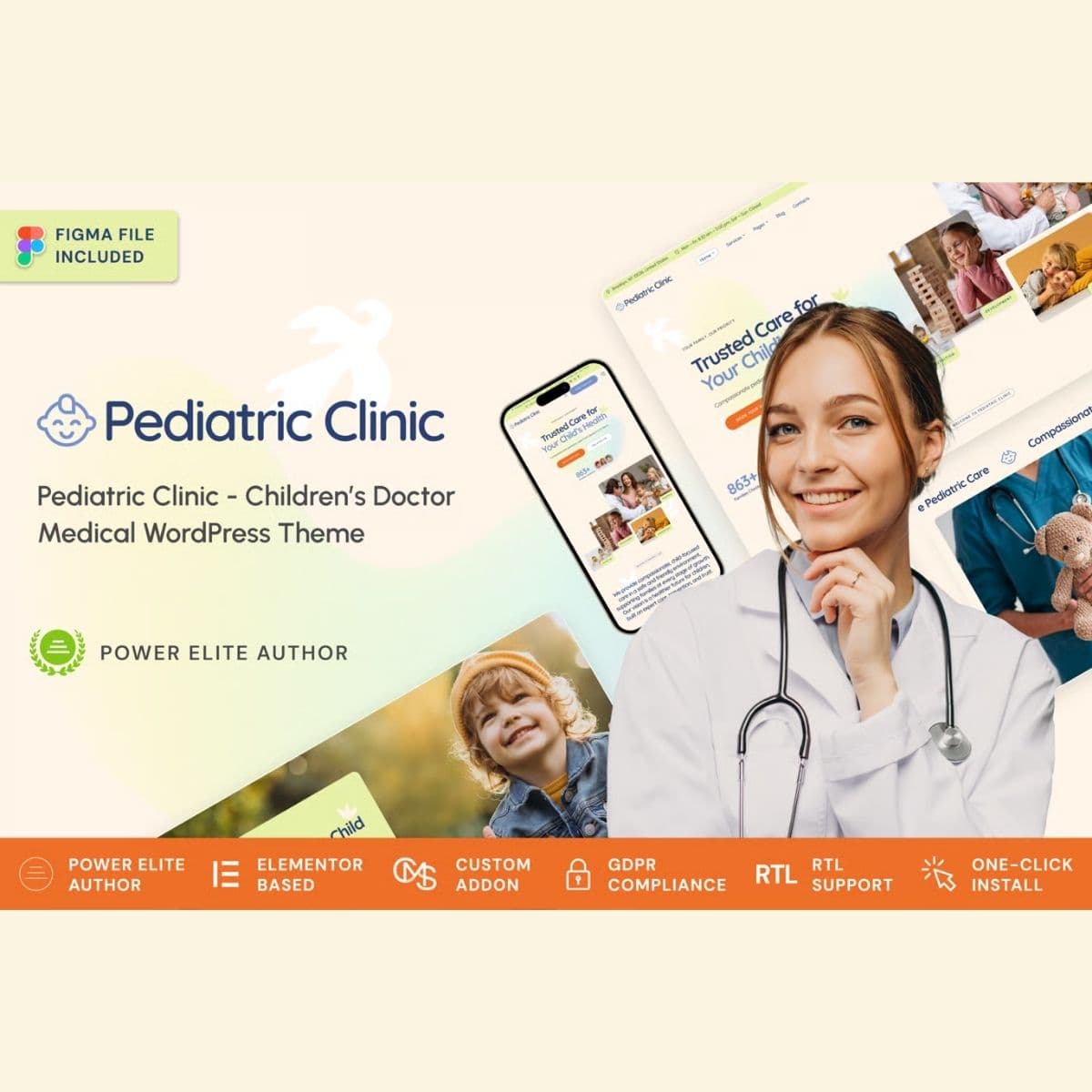 Pediatric Klinik - Çocuk’s & Family Doctor Medikal WordPress Teması