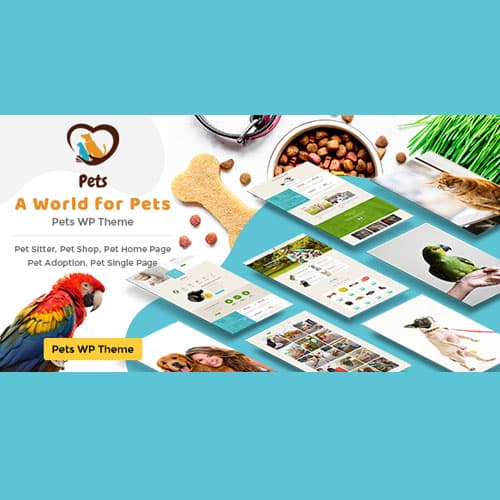 Pet World - Dog Care & Pet Shop WordPress-thema
