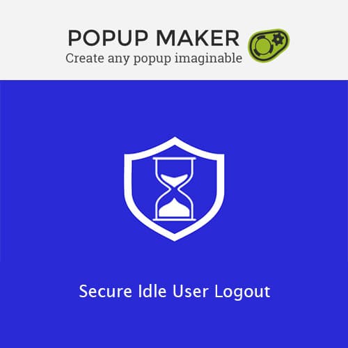 Popup Maker - Secure Idle-Benutzer Logout