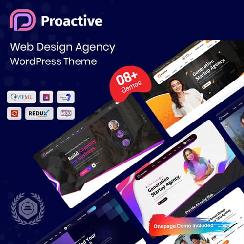 Proactive - Web Дизайн Агентство Тема WordPress
