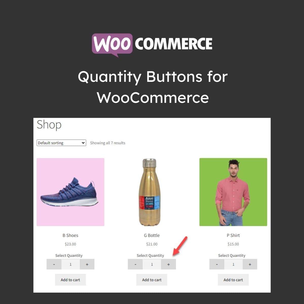 Quantity Buttons для WooCommerce