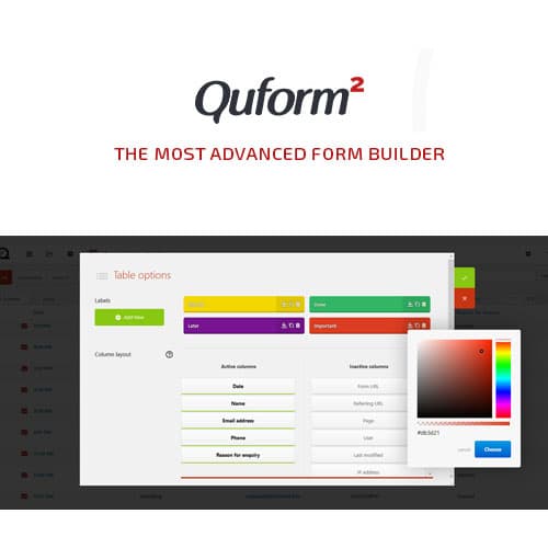 Quform - WordPress แบบฟอร์ม ตัวสร้าง