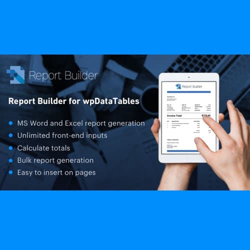 Report بلڈر - Generate Word DOCX and Excel XLSX documents