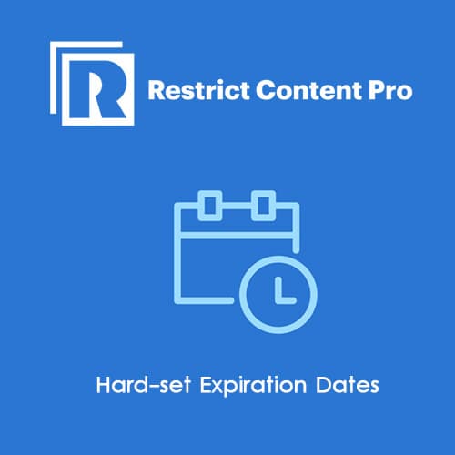 Restrict 內容 Pro Hard Expiration Dates