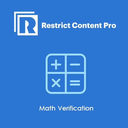Restrict 內容 Pro Math Verification