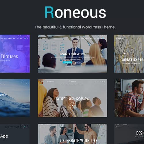Roneous - クリエイティブ 多目的 WordPressテーマ