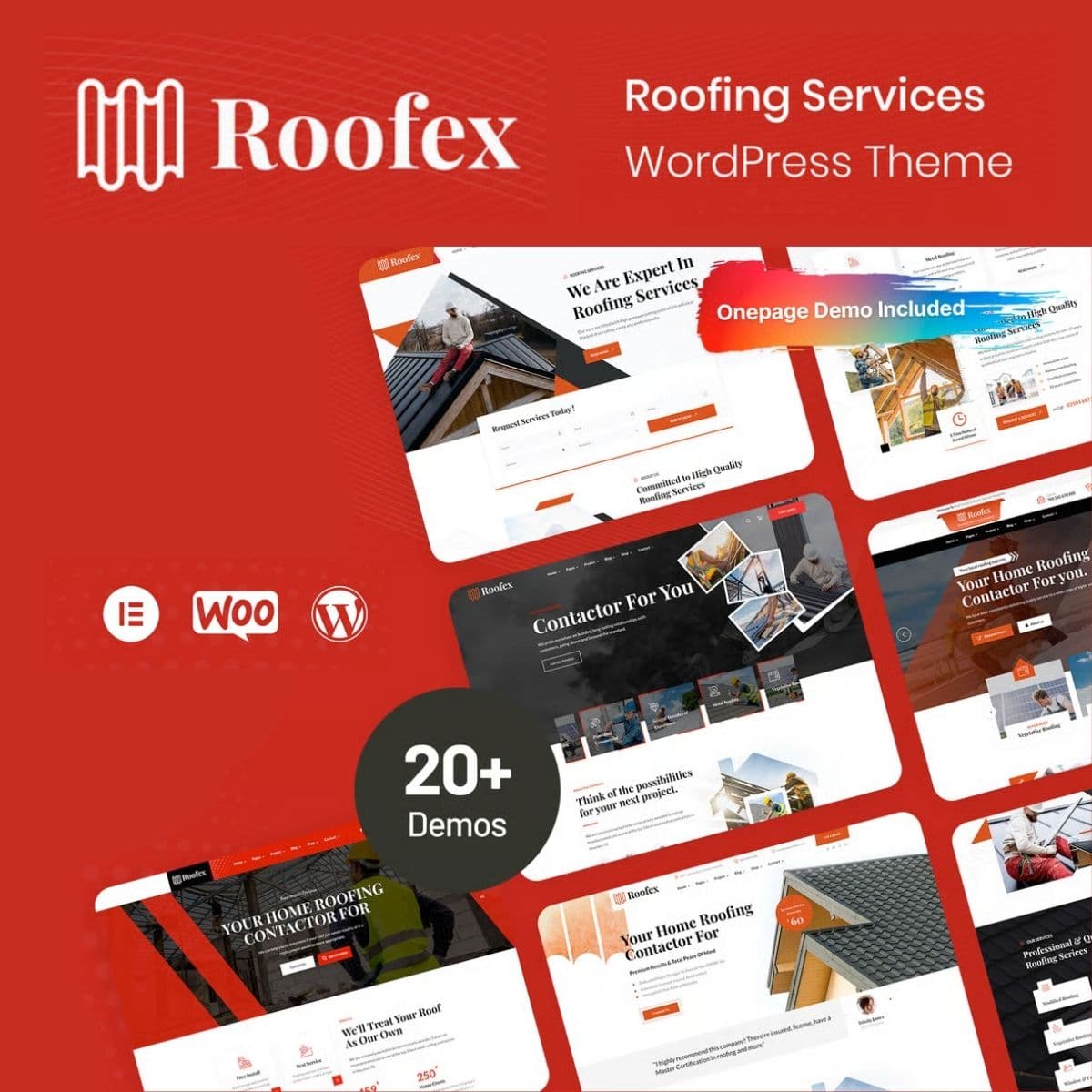 Roofex - Roofing Tema WordPress