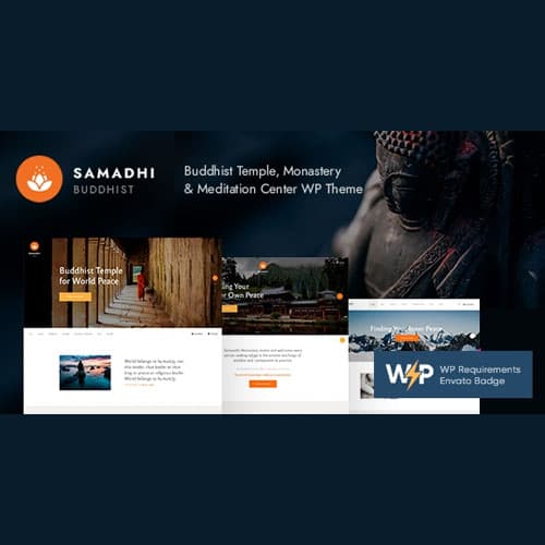 Samadhi | Oriental Buddhist Temple Temă WordPress
