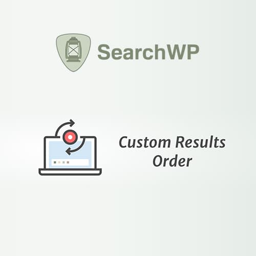 SearchWP 커스텀 Results 주문