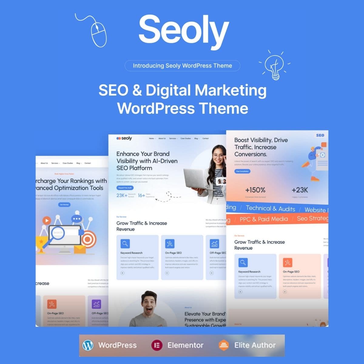 Seoly — SEO & Digital Marketing Tema WordPress