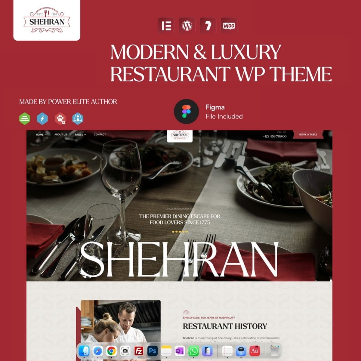 Shehran - Restaurant WordPress-Theme