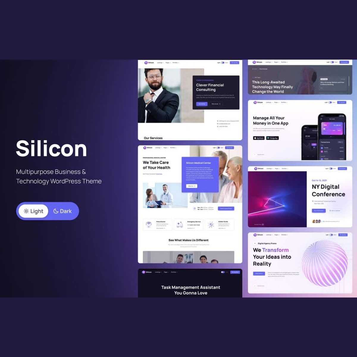 Silicon - Mehrzweck Technology WordPress-Theme