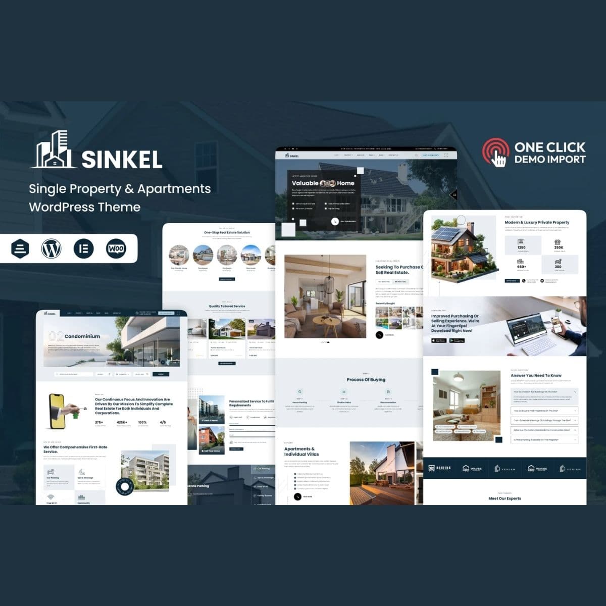 Sinkel - Tema de WordPress para Propiedades y Apartamentos