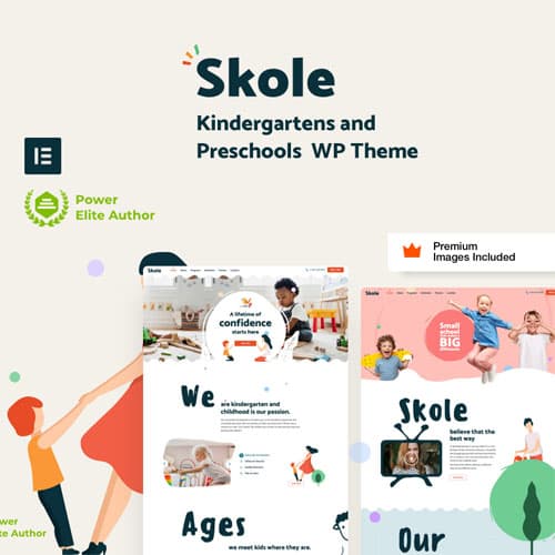 Skole - Kids Schule WordPress-Theme