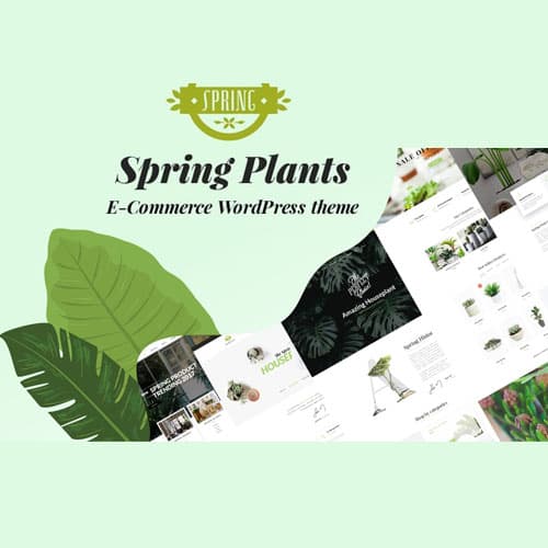 Spring Plants - Gardening & Houseplants Tema WordPress